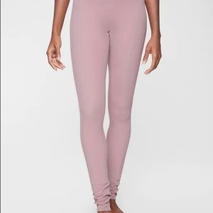 Athleta Barre Rib Tight Powervita Sugar Plum Mauve